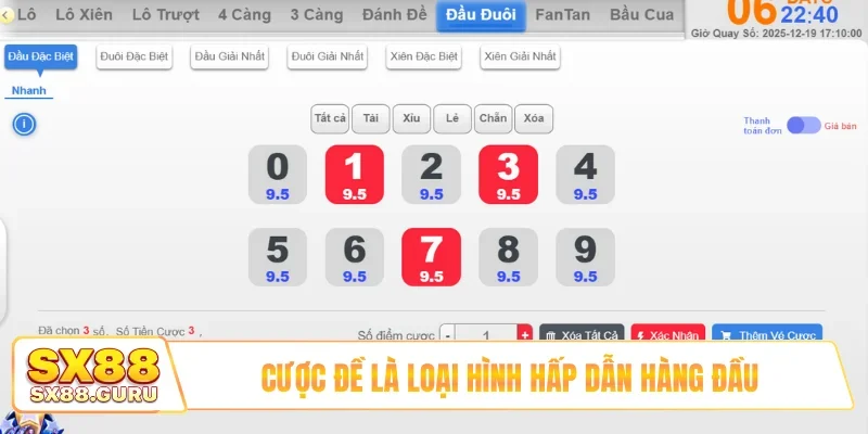 Cược đề là loại hình hấp dẫn hàng đầu