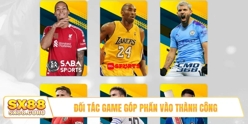 Đối tác game góp phần vào thành công
