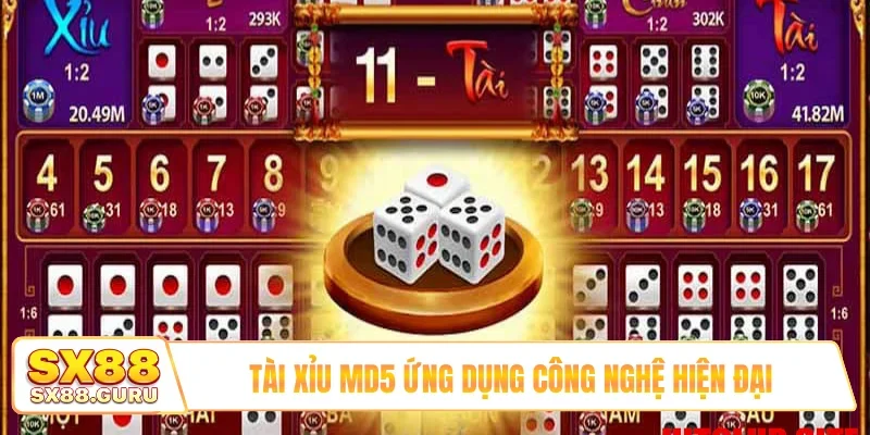 Tài Xỉu MD5 ứng dụng công nghệ hiện đại